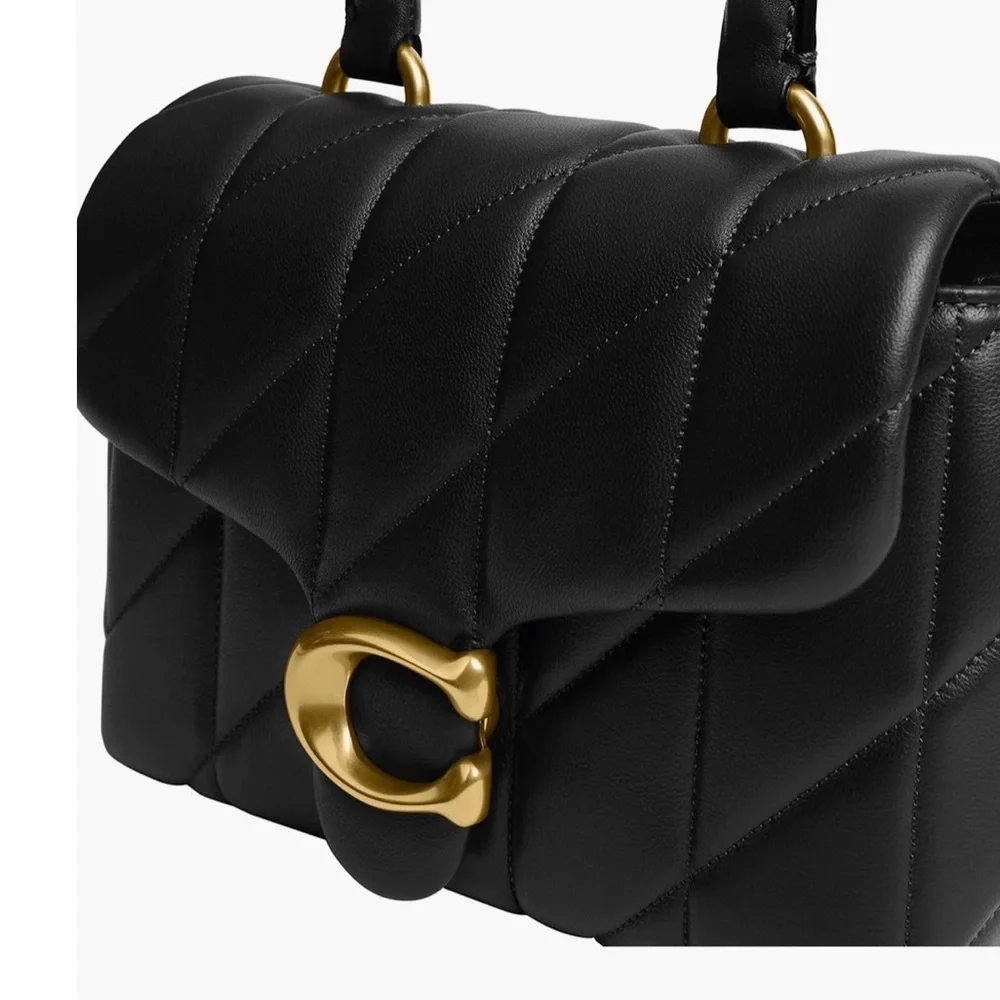 Coach Tabby Top Handle Bag With Quilting